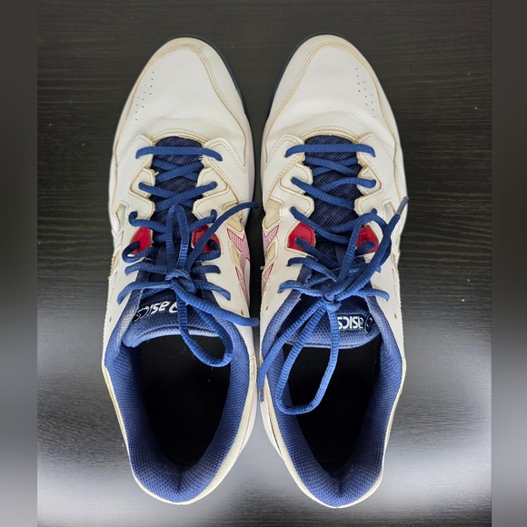 ASICS Men's GEL-RENMA Pickleball Sneaker Standard White Burgundy Size 13 F961123 - Picture 11 of 16